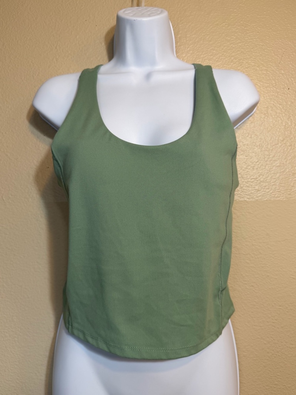 Jockey Green Scoop Neck Racerback workout Tank Top